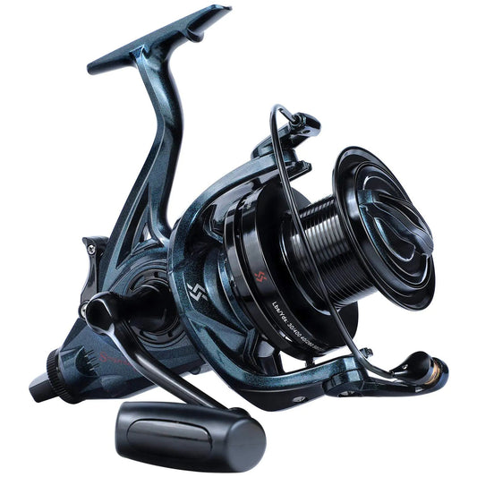 Sougayilang Surf Spinning Reel – Ultra Smooth 13+1 BB with Baitfeeder | Saltwater & Freshwater – DYD Fishing Gear for baitfeeder reel (1 view)