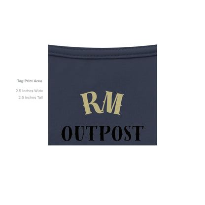 Soul Hunter – Grim Reaper Glow Tee | Gothic Streetwear by RM Outpost – NAVY T-Shirt for Apparel (24 view)