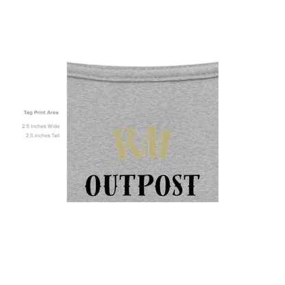 Soul Hunter – Grim Reaper Glow Tee | Gothic Streetwear by RM Outpost – SPORT GREY T-Shirt for Apparel (6 view)