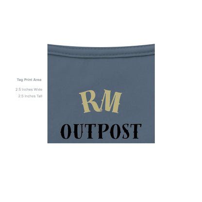 Soul Hunter – Grim Reaper Glow Tee | Gothic Streetwear by RM Outpost – INDIGO BLUE T-Shirt for Apparel (33 view)