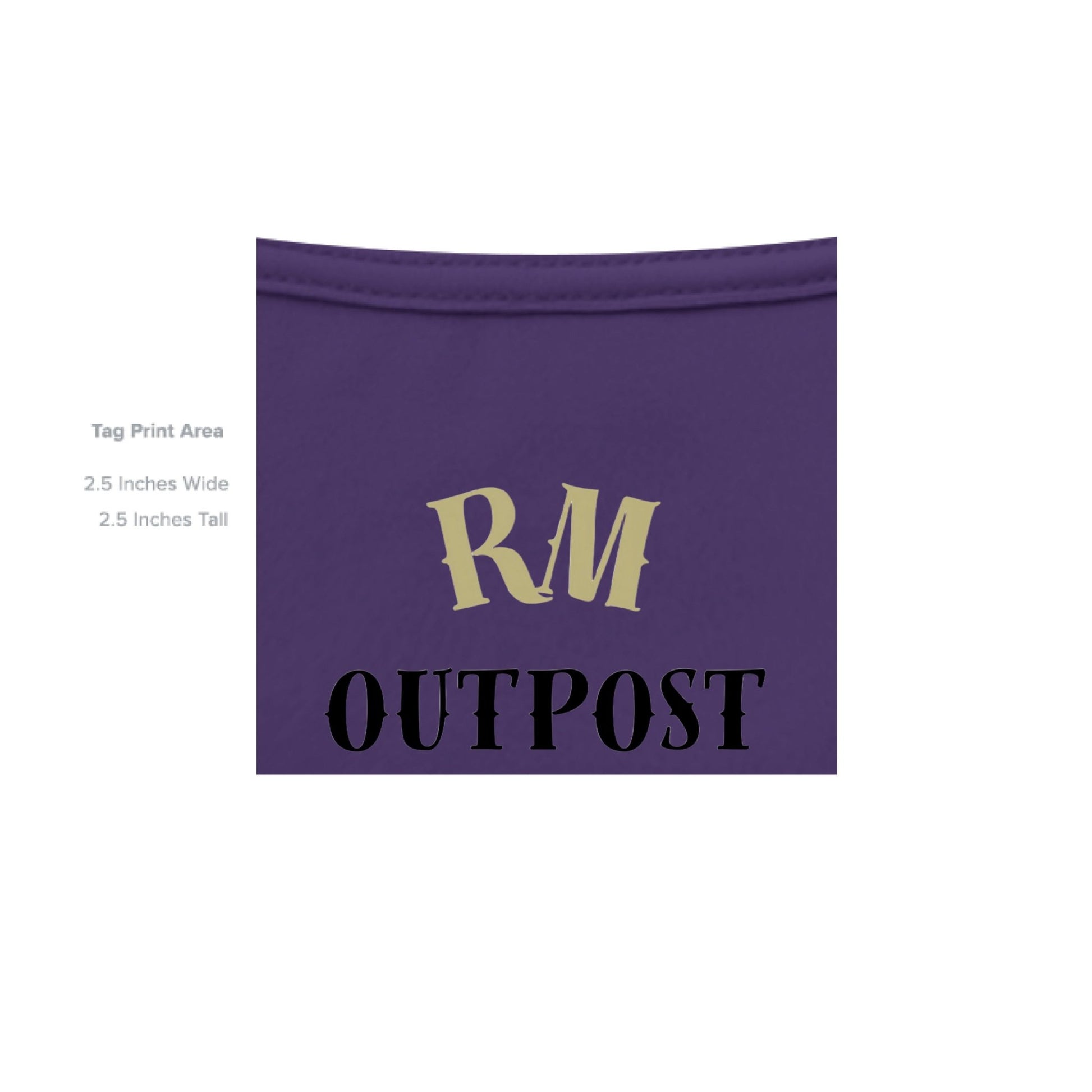 Soul Hunter – Grim Reaper Glow Tee | Gothic Streetwear by RM Outpost – PURPLE T-Shirt for Apparel (9 view)