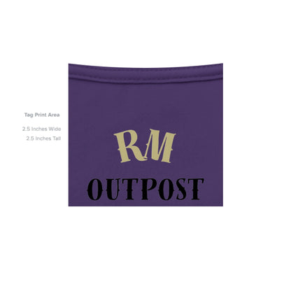 Soul Hunter – Grim Reaper Glow Tee | Gothic Streetwear by RM Outpost – PURPLE T-Shirt for Apparel (9 view)