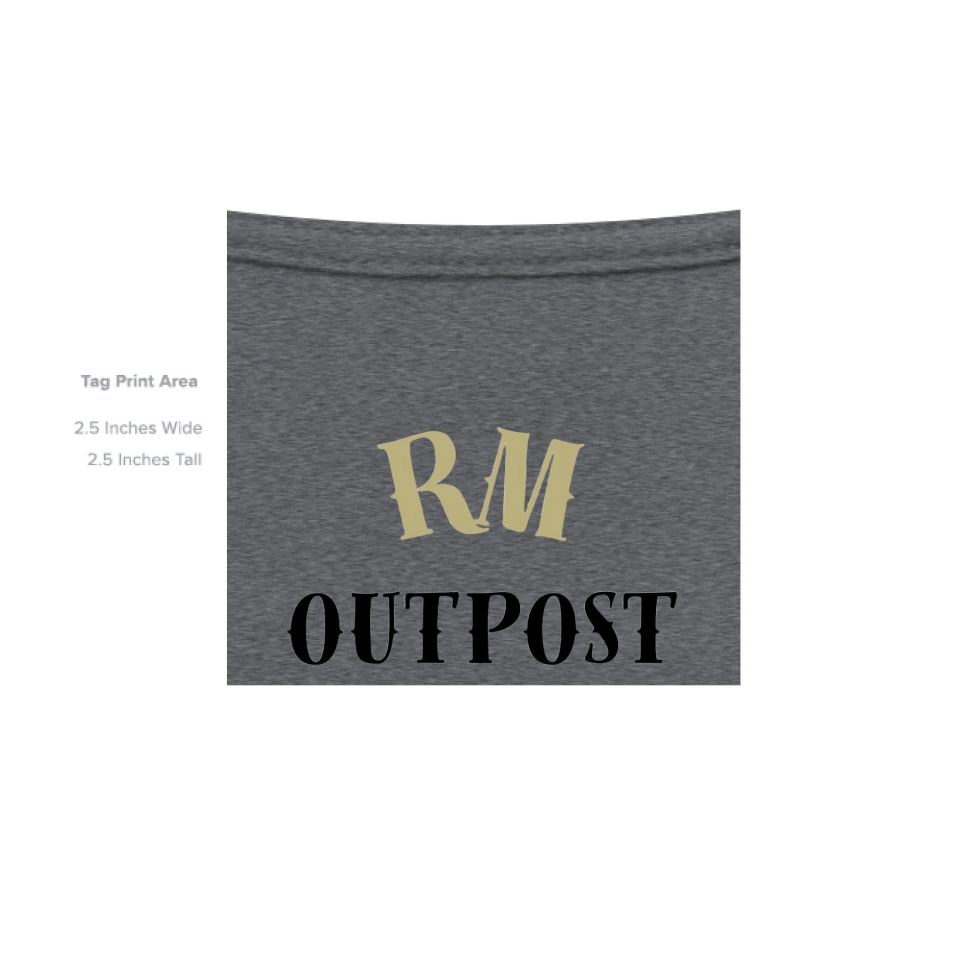 Soul Hunter – Grim Reaper Glow Tee | Gothic Streetwear by RM Outpost – DARK HEATHER T-Shirt for Apparel (15 view)