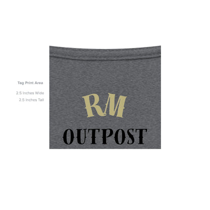 Soul Hunter – Grim Reaper Glow Tee | Gothic Streetwear by RM Outpost – DARK HEATHER T-Shirt for Apparel (15 view)