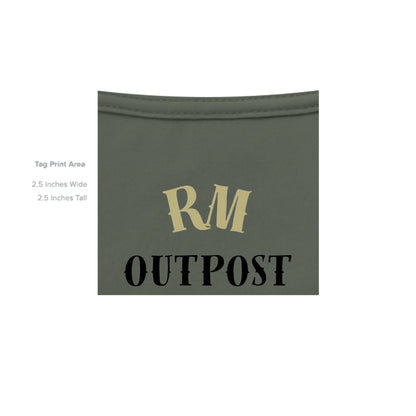 Soul Hunter – Grim Reaper Glow Tee | Gothic Streetwear by RM Outpost – MILITARY GREEN T-Shirt for Apparel (12 view)