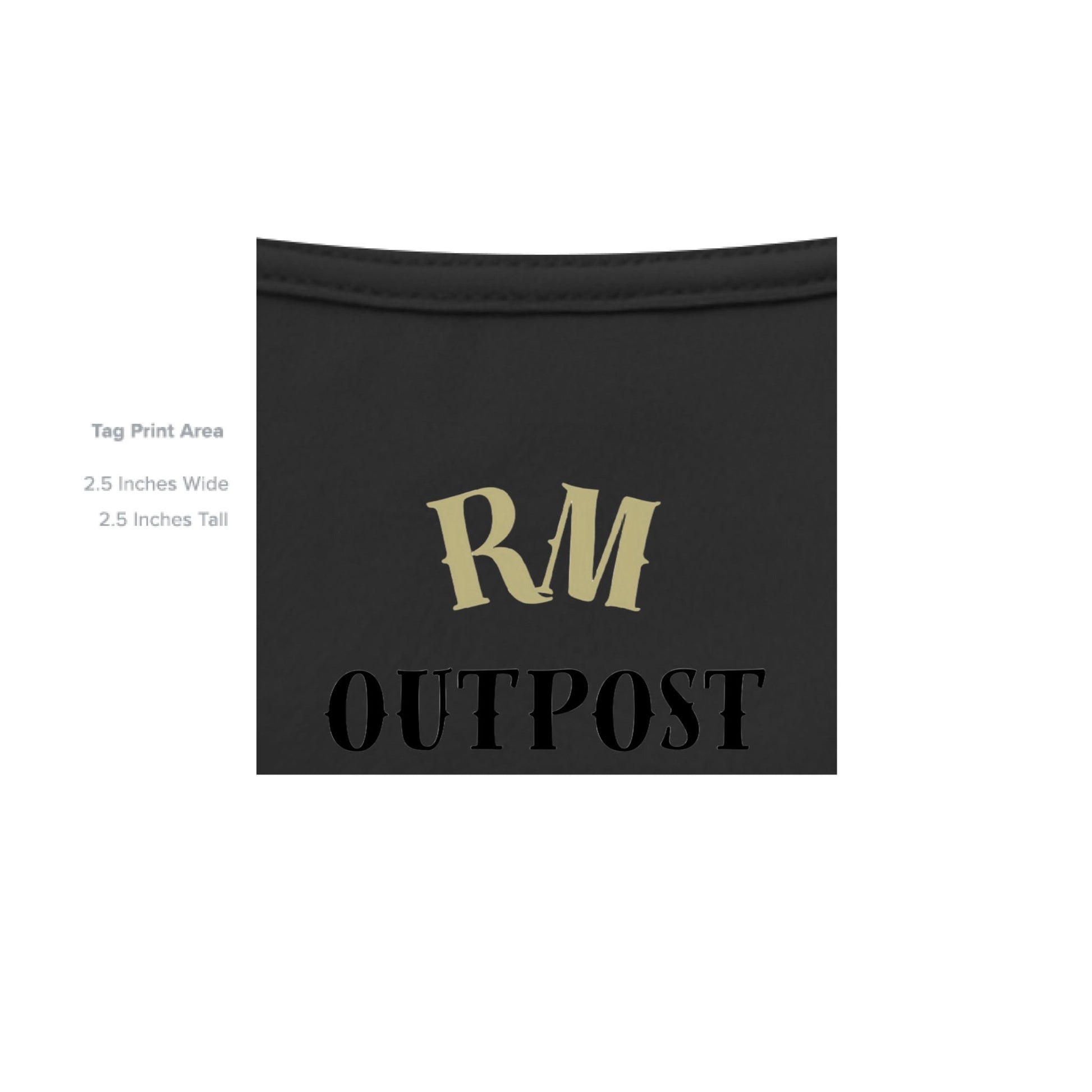 Soul Hunter – Grim Reaper Glow Tee | Gothic Streetwear by RM Outpost – BLACK T-Shirt for Apparel (3 view)