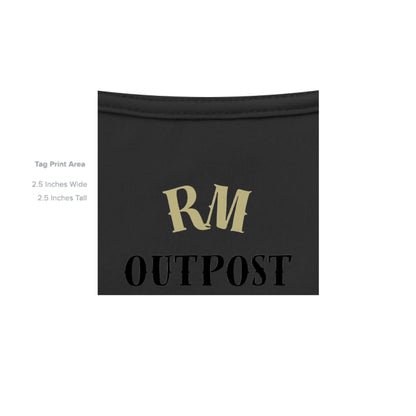 Soul Hunter – Grim Reaper Glow Tee | Gothic Streetwear by RM Outpost – BLACK T-Shirt for Apparel (3 view)