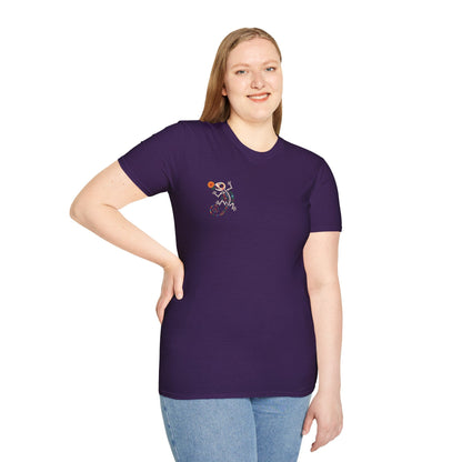 Sugar Skull Lizard Tee – Floral Skeleton Charm with Day of the Dead Vibes | Lizard Designs Shirt – Purple T-Shirt for casual wear (54 view)
