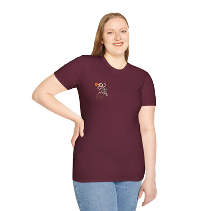 Sugar Skull Lizard Tee – Floral Skeleton Charm with Day of the Dead Vibes | Lizard Designs Shirt – Maroon T-Shirt for casual wear (4 view)