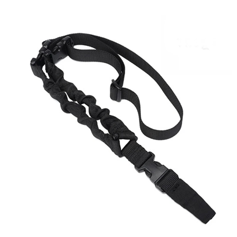 Tactical One - Point Gun Sling – 1000D Nylon Single - Point Bungee Strap | Airsoft, Hunting & Military Gear – Black Tactical Gear for 1000D Nylon (7 view)