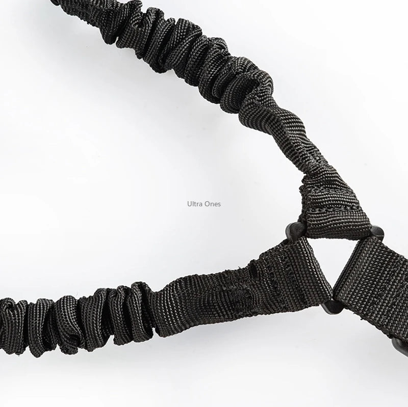 Tactical One - Point Gun Sling – 1000D Nylon Single - Point Bungee Strap | Airsoft, Hunting & Military Gear – Black Tactical Gear for 1000D Nylon (2 view)