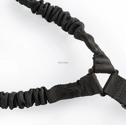 Tactical One - Point Gun Sling – 1000D Nylon Single - Point Bungee Strap | Airsoft, Hunting & Military Gear – Black Tactical Gear for 1000D Nylon (2 view)