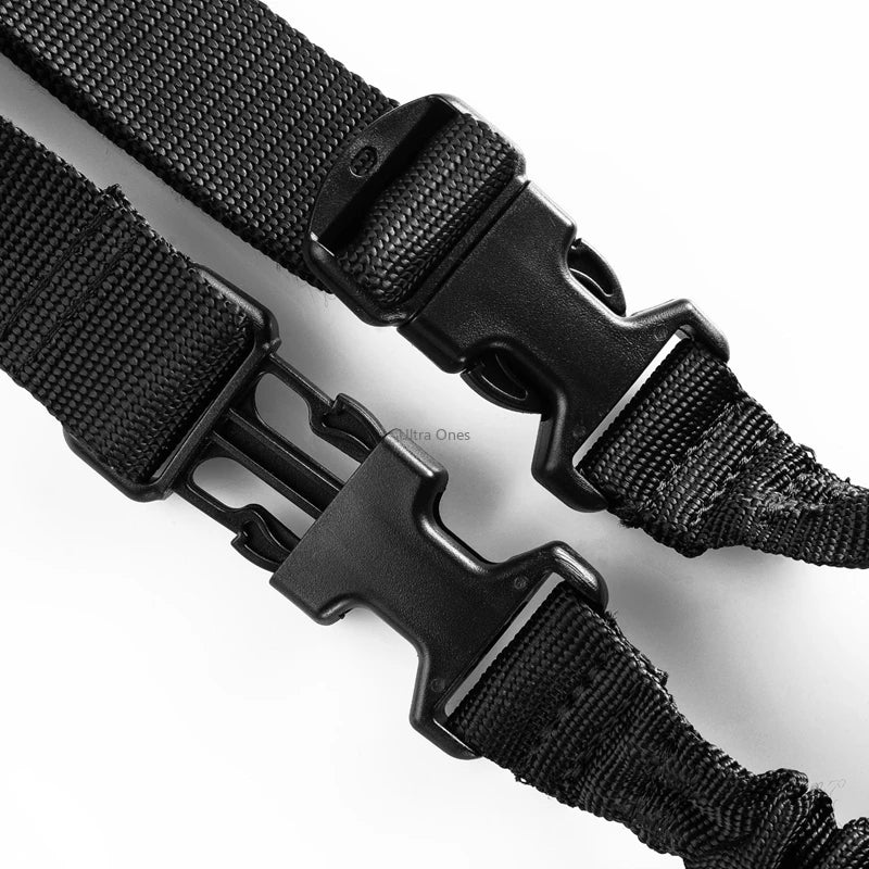 Tactical One - Point Gun Sling – 1000D Nylon Single - Point Bungee Strap | Airsoft, Hunting & Military Gear – Black Tactical Gear for 1000D Nylon (4 view)