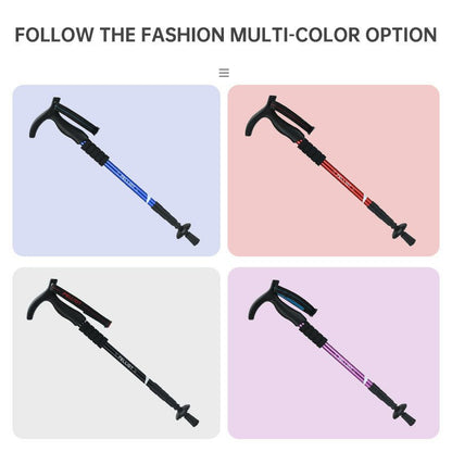 Telescopic Hiking Stick 54–110cm (6061 Aluminum) – Black Outdoor Gear for 54 - 110cm (7 view)