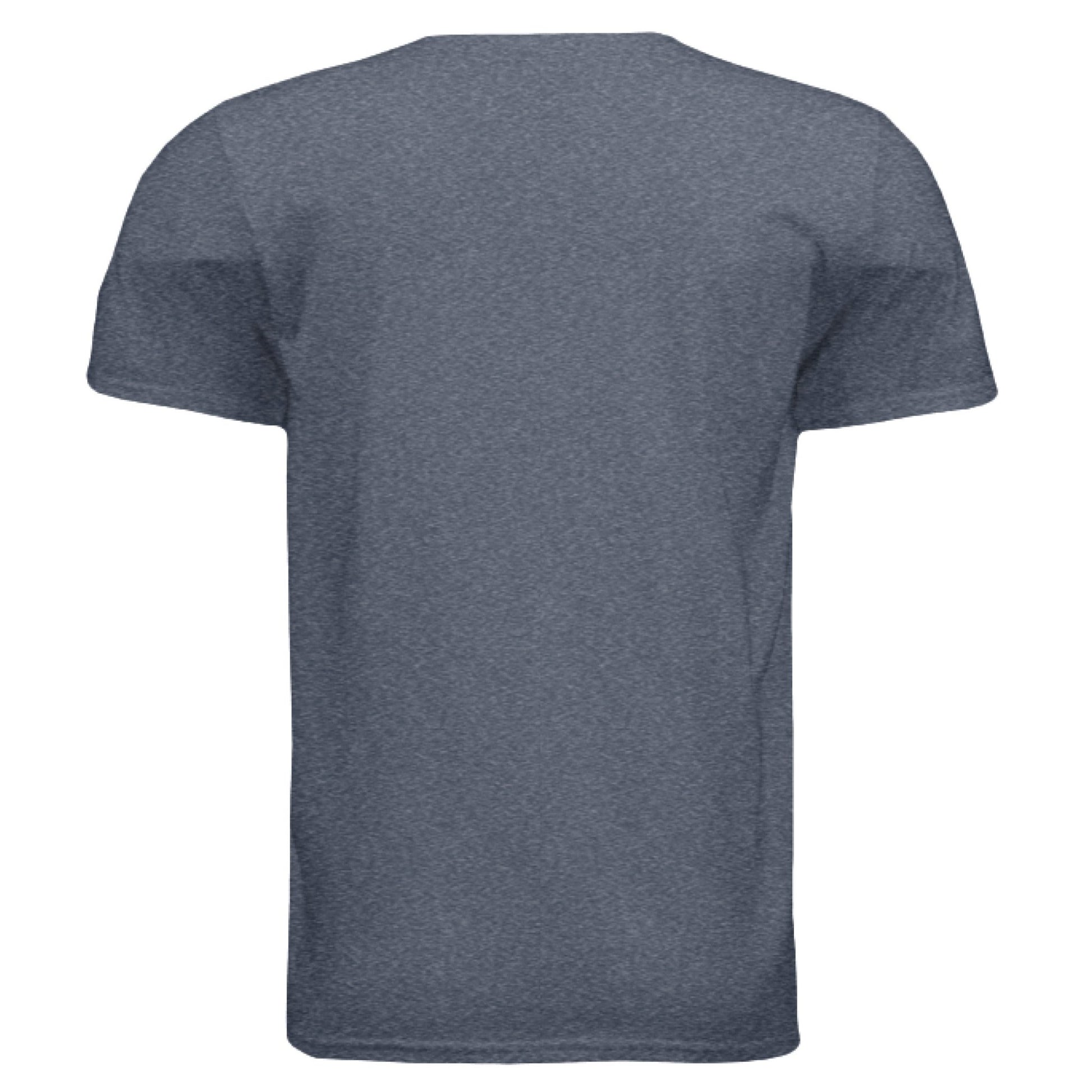 Tennessee Guitar Flag Tee – Southern Sound & State Pride | RM Outpost Apparel – Heather Navy T-Shirt for American Flag (2 view)