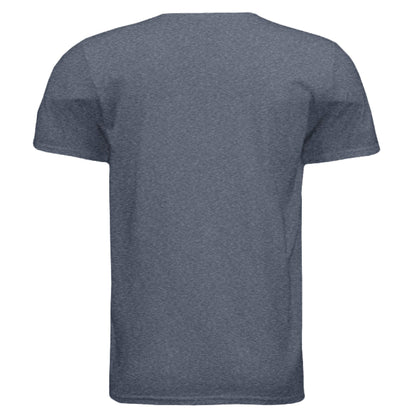 Tennessee Guitar Flag Tee – Southern Sound & State Pride | RM Outpost Apparel – Heather Navy T-Shirt for American Flag (2 view)