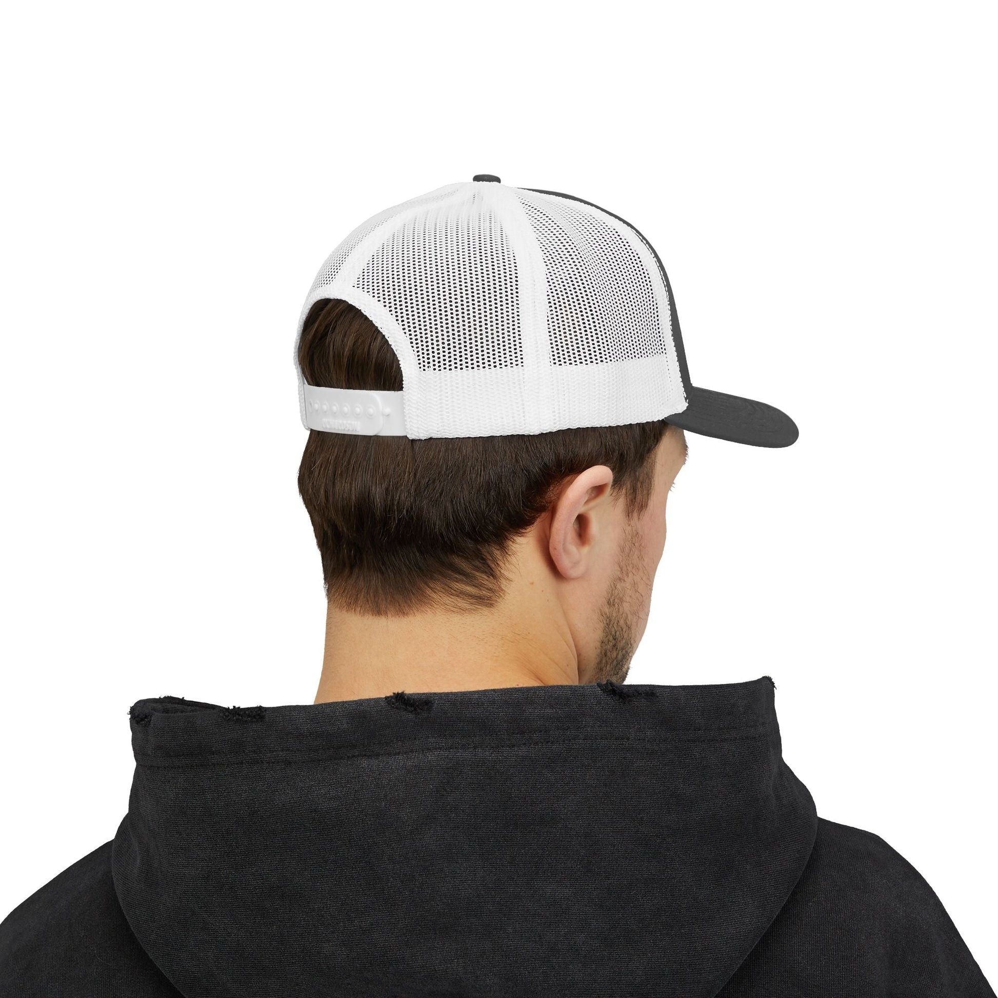 TL;DR: Best Real Estate Agent Ever – Monochrome Trucker Hat – Charcoal / White Hats for Casual Headwear (24 view)
