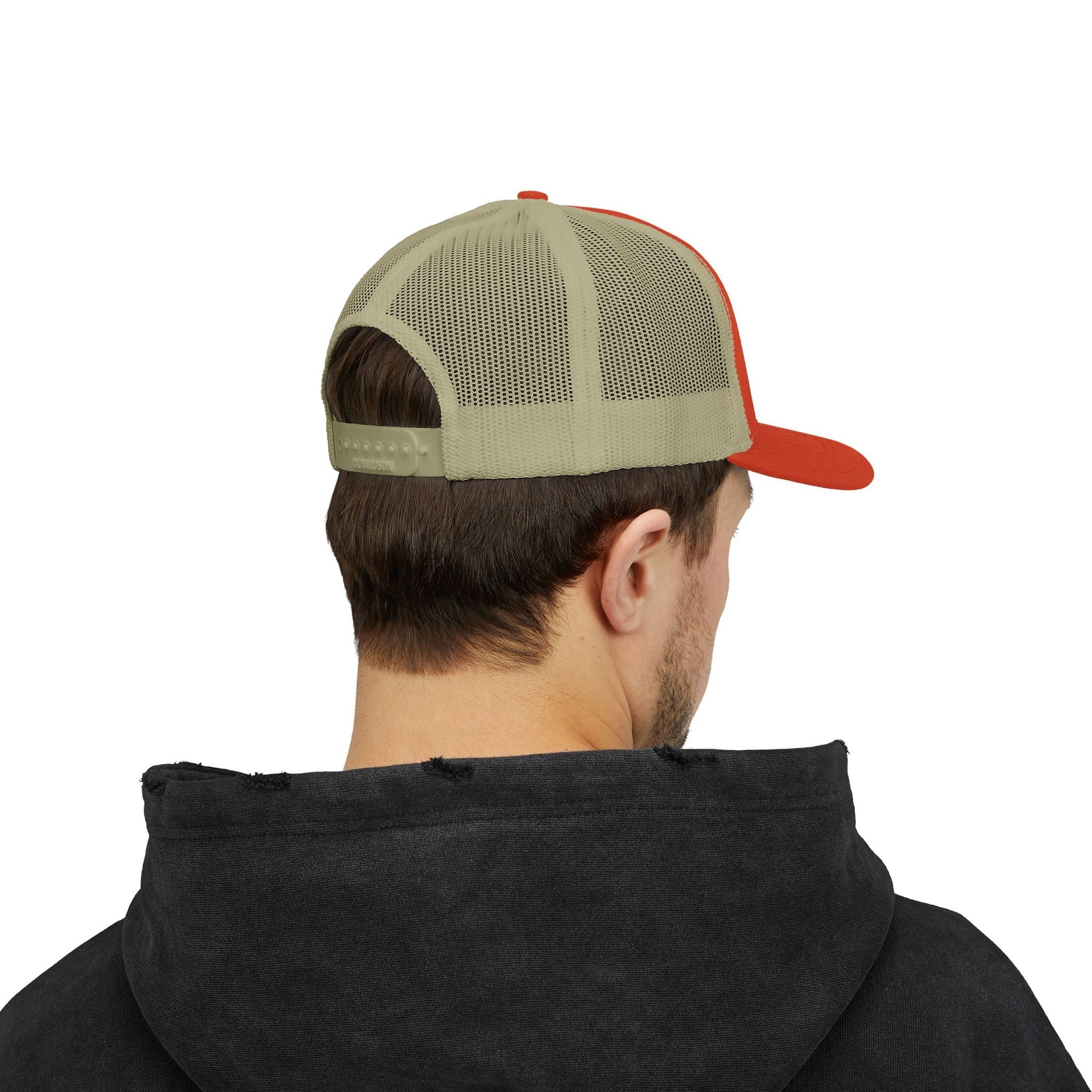 TL;DR: Best Real Estate Agent Ever – Monochrome Trucker Hat – Rustic Orange / Khaki Hats for Casual Headwear (16 view)