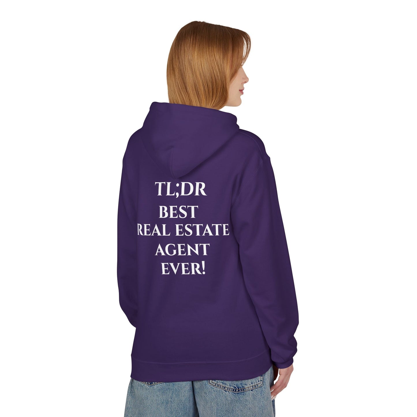 TL;DR Real Estate Agent Hoodie – Humble Brag, Heavy Flex – S Hoodie for casual wear (28 view)