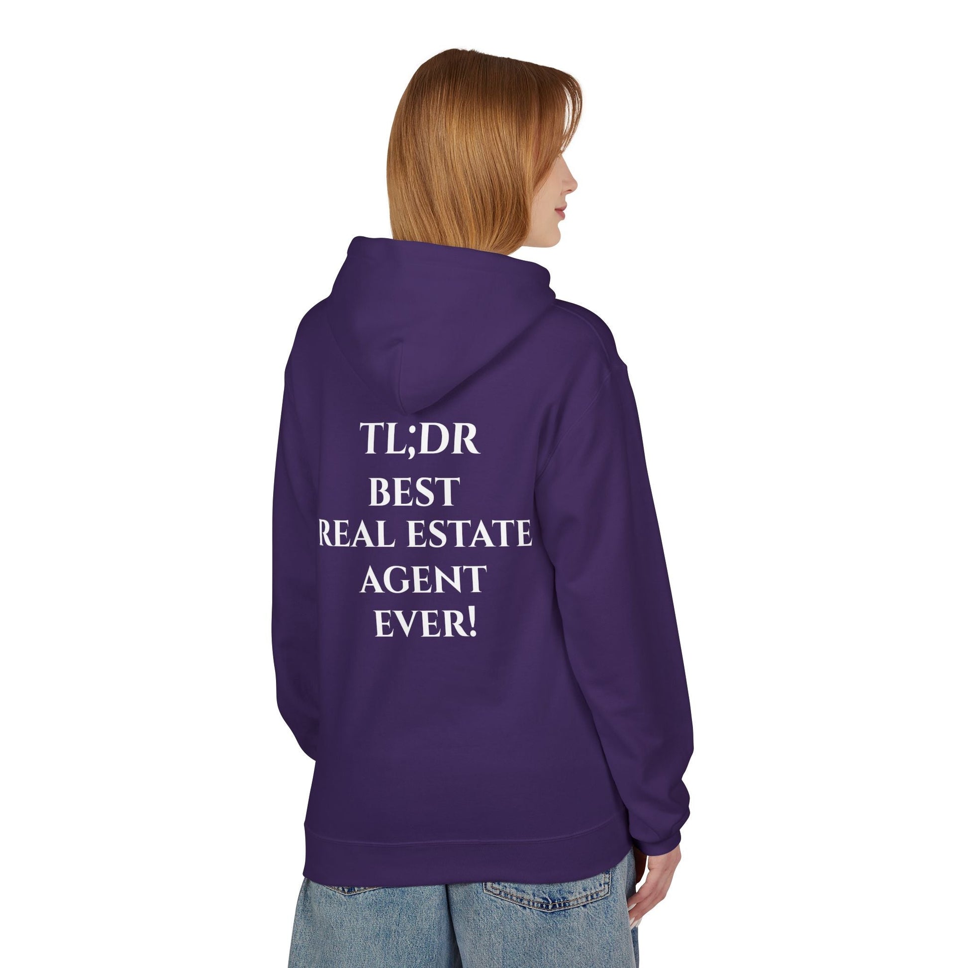TL;DR Real Estate Agent Hoodie – Humble Brag, Heavy Flex – S Hoodie for casual wear (28 view)