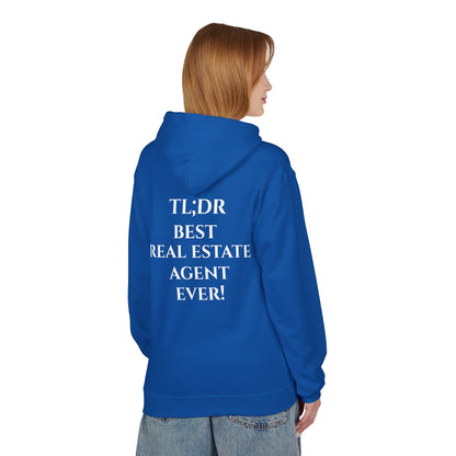 TL;DR Real Estate Agent Hoodie – Humble Brag, Heavy Flex – S Hoodie by Printify