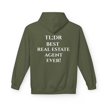 TL;DR Real Estate Agent Hoodie – Humble Brag, Heavy Flex – S Hoodie for casual wear (7 view)