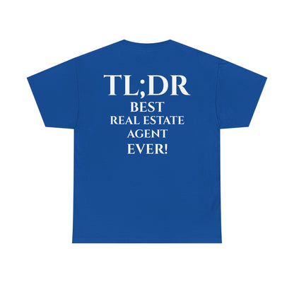 TL;DR Real Estate Agent Tee – Humble Brag, Heavy Flex – Royal T-Shirt for Casual Office Shirt (31 view)
