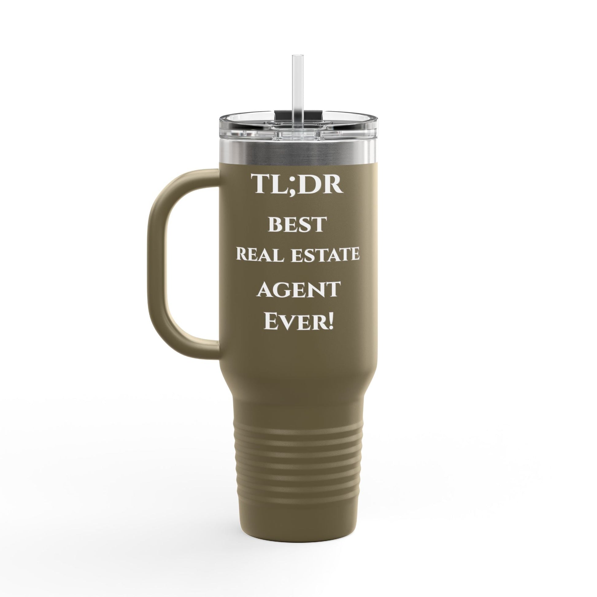 TL;DR Travel Tumbler – For the Caffeinated Closers – 40oz Mug for 40oz Travel Mug (14 view)