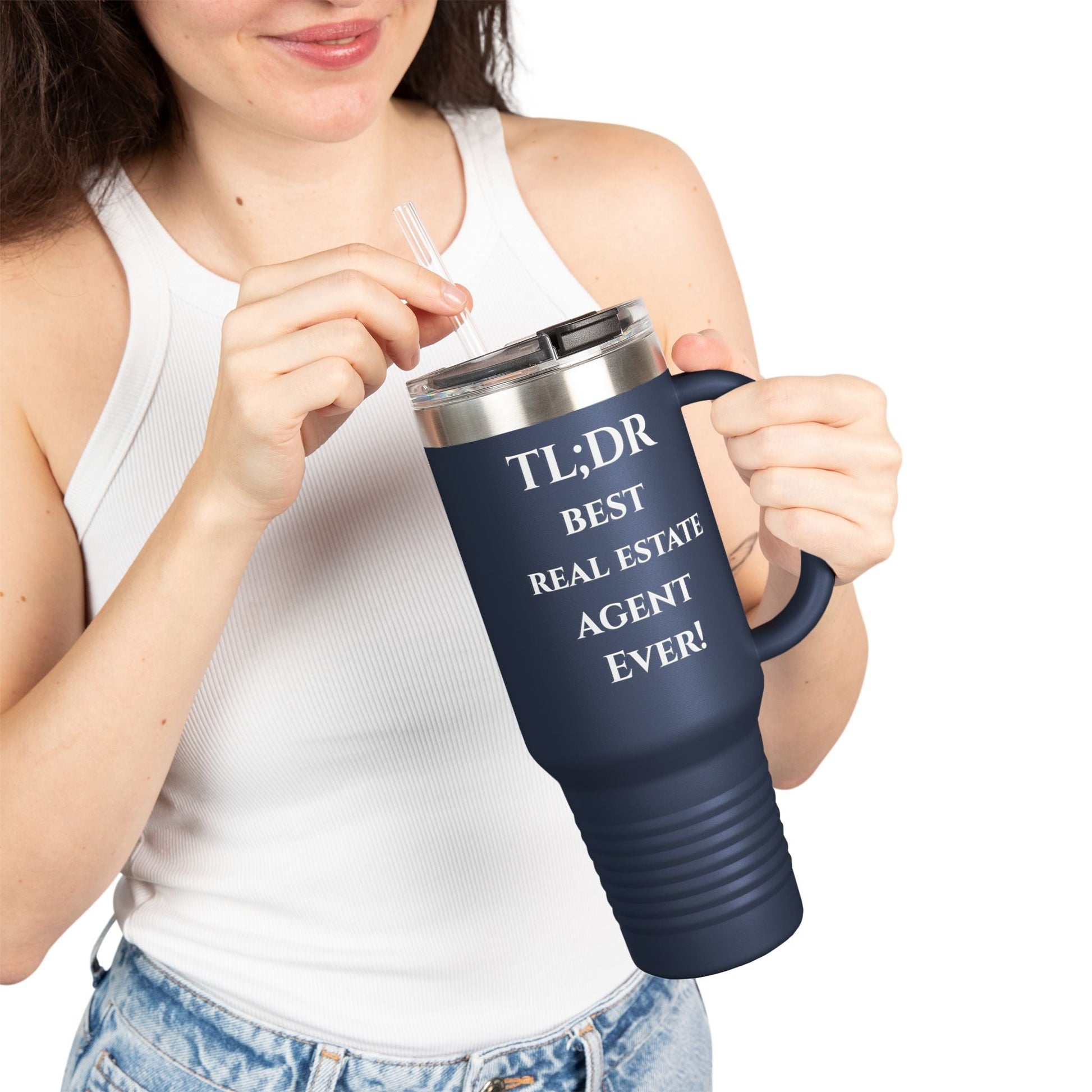 TL;DR Travel Tumbler – For the Caffeinated Closers – 40oz Mug for 40oz Travel Mug (21 view)