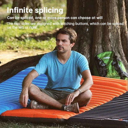 Ultralight Camping Sleeping Pad – Self - Inflating, Built - In Pump | Backpacking & Travel – Red Camping Gear for backpacking gear (7 view)
