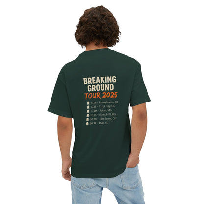 Undead Heads – Breaking Ground Tour 2025 Graphic Tee | Vintage Rock Band Shirt, Halloween Music Festival Merch – Black T-Shirt for alternative style (18 view)