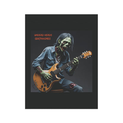 Undead Heads Garden Banner – Spooky Zombie Band Flag | Halloween Outdoor Yard Decor – 24.5'' × 32'' Home Decor for Decorative Banner (7 view)