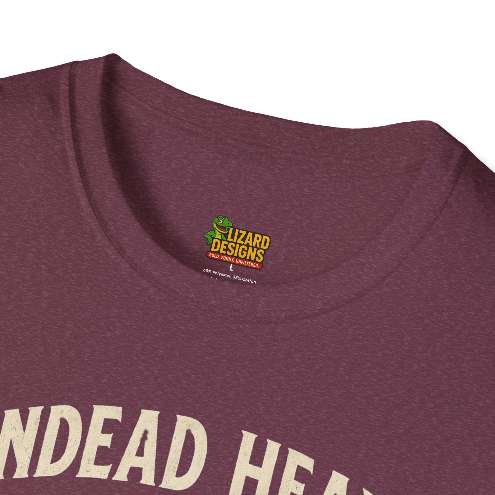 Undead Heads Tour T-Shirt – Vintage Zombie Band Tee for Rock Fans & Halloween Rebels | Lizard Designs – S T-Shirt for Concert Gift (42 view)