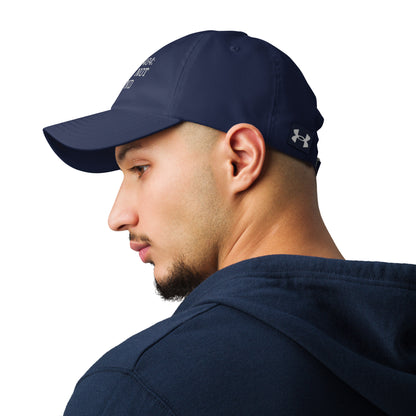 ERROR 404: MONEY NOT FOUND I Under Armour® dad hat – Navy Hats for Lizard Designs (5 view)