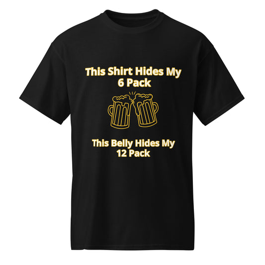 Beer Drinking DryBlend® T-Shirt I Lizard Designs – Black T-Shirt for Lizard Designs (1 view)
