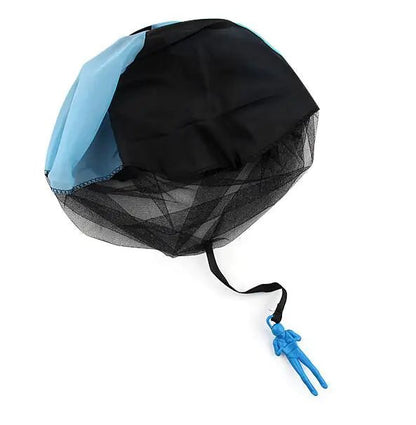 Parachute Toy for Kids – Hand Powered Outdoor Soldier Play | – Blue Toys for Active Play (1 view)