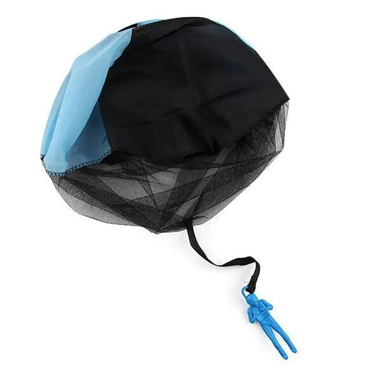 Parachute Toy for Kids – Hand Powered Outdoor Soldier Play | – Blue Toys for Active Play (1 view)