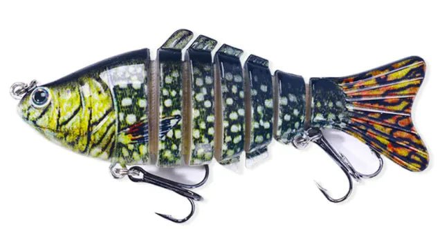 10cm Multi Section Fish Lure – Realistic Hard Bait for – Color(9 Colors) Fishing Gear by SbrTnHomes