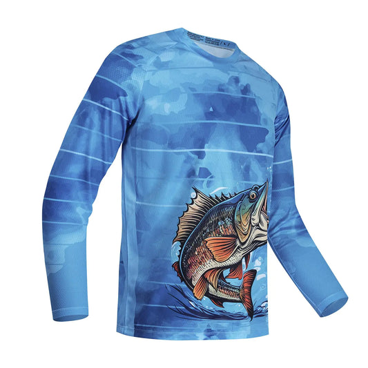 Weimostar Fishing Shirt – Long Sleeve UV - Protective Jersey for Men | Gone Fishing – Cd9809 - lj Top by SbrTnHomes