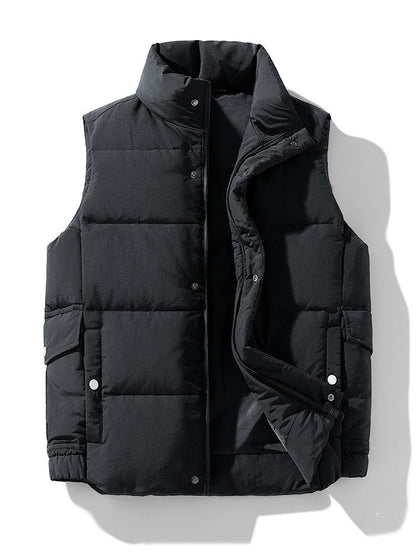 Vest – Warm, Lightweight Insulation for Winter | Outerwear – Black Coats & Jackets for ExtendedShip (3 view)