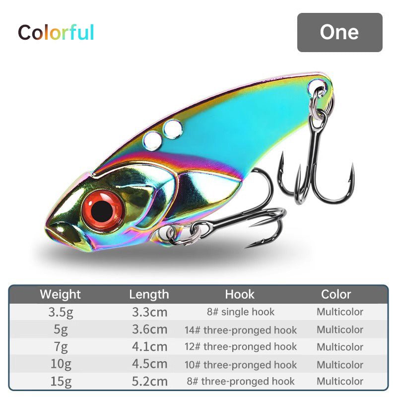 VIB Fishing Lure – 3.5g–15g Rattling Iron Jig | Long - Cast Hard Lure for Bass, Trout & Predatory Fish – 12 Fishing Gear for ExtendedShip (1 view)