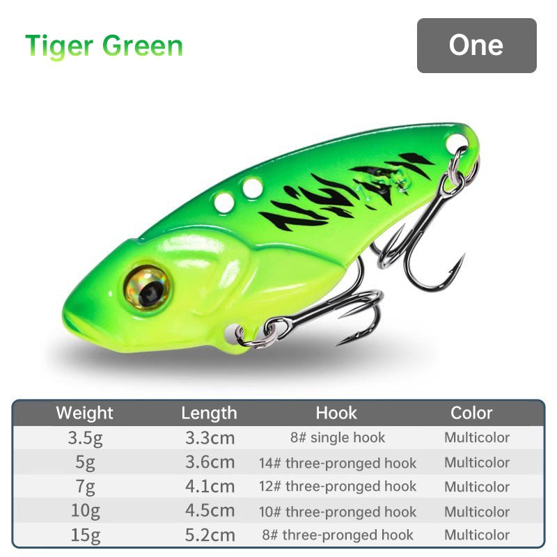 VIB Fishing Lure – 3.5g–15g Rattling Iron Jig | Long - Cast Hard Lure for Bass, Trout & Predatory Fish – 03 Fishing Gear for ExtendedShip (10 view)