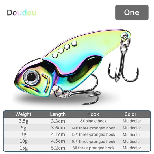 VIB Fishing Lure – 3.5g–15g Rattling Iron Jig | Long - Cast Hard Lure for Bass, Trout & Predatory Fish – 11 Fishing Gear for ExtendedShip (2 view)