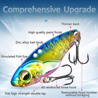 VIB Fishing Lure – 3.5g–15g Rattling Iron Jig | Long - Cast Hard Lure for Bass, Trout & Predatory Fish – 01 Fishing Gear for ExtendedShip (15 view)