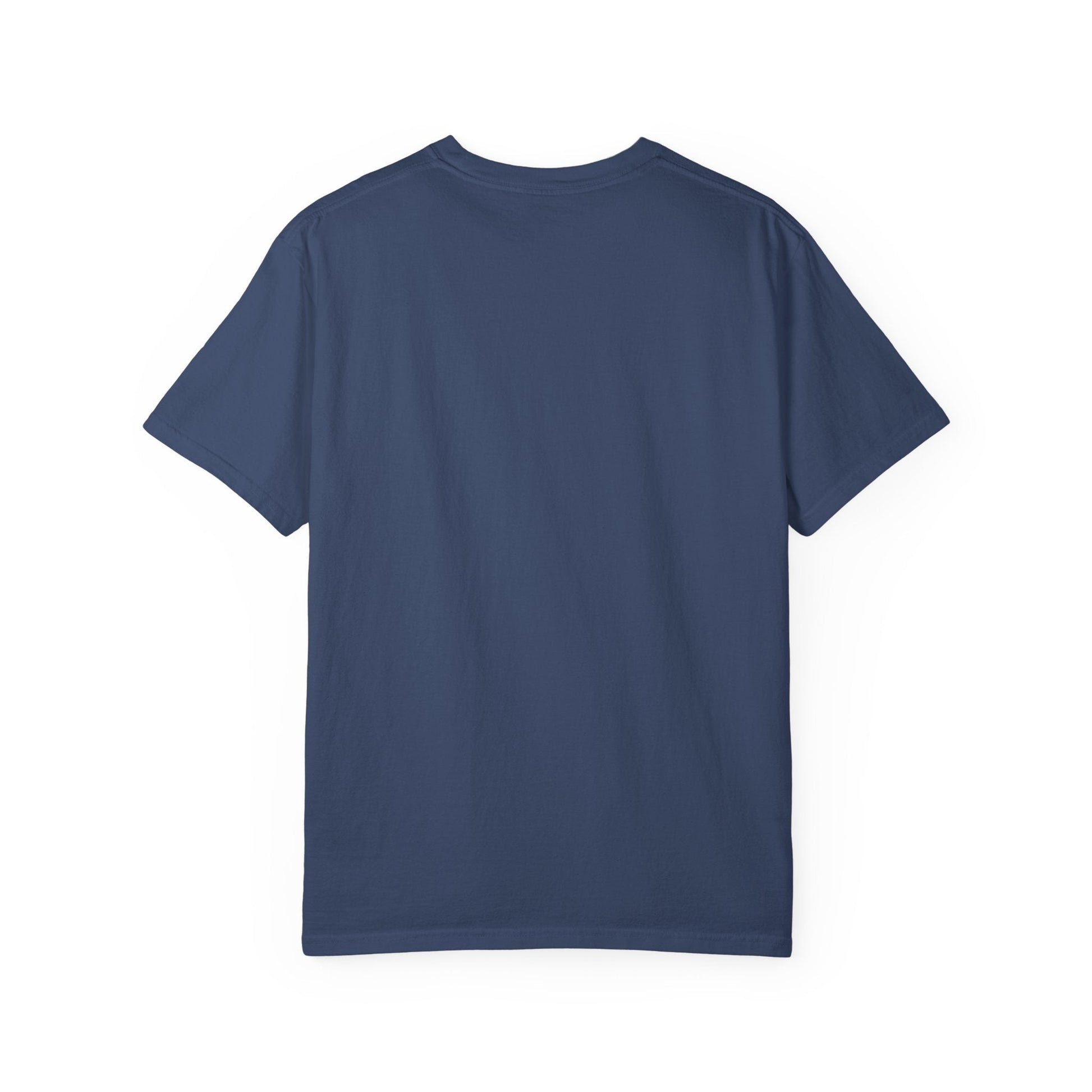 Vintage [your year] Unisex Garment - Dyed T-Shirt – Retro 70s Graphic Tee | Nostalgic Birthday Gift for Him or Her – China Blue T-Shirt for 1970s fashion (43 view)
