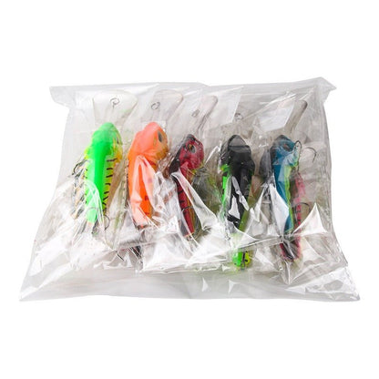 Wide Tongue Deep Diving Crankbait – 10.4cm ABS Fishing Lure with Bead Rattle & Treble Hooks | Freshwater & Saltwater – Opp(Ten color mixture） Fishing Gear for ABS Fishing Lure (9 view)