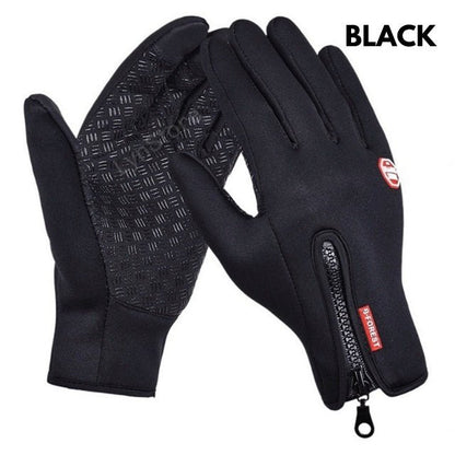 Winter Touchscreen Gloves – Waterproof Fleece Riding & Motorcycle Sports Gloves – A Blue Apparel for Apparel and Accessories (9 view)