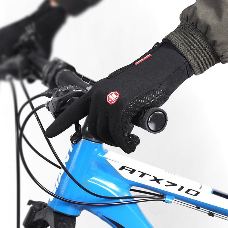 Winter Touchscreen Gloves – Waterproof Fleece Riding & Motorcycle Sports Gloves – A Blue Apparel for Apparel and Accessories (3 view)