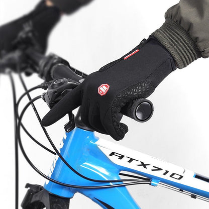 Winter Touchscreen Gloves – Waterproof Fleece Riding & Motorcycle Sports Gloves – A Blue Apparel for Apparel and Accessories (3 view)