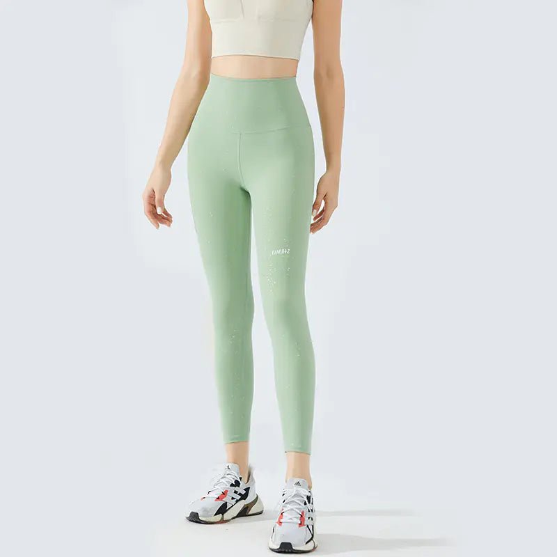 Womens High Waisted Yoga Pants For Fitness | Shop Sbrtn – Green Bottoms for glowup (3 view)